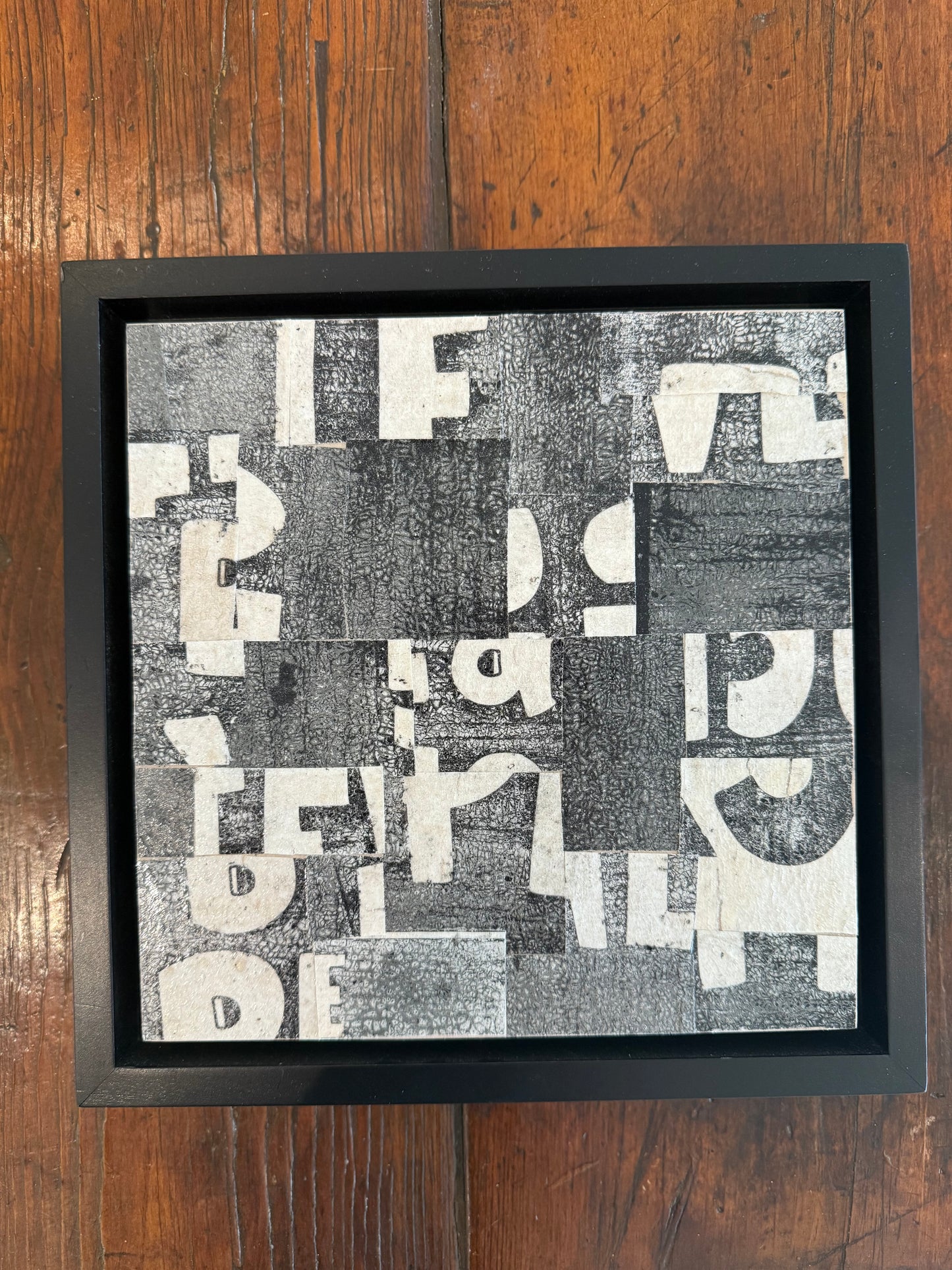 Original Collage on Canvas Titled: PDP 1359 ct23