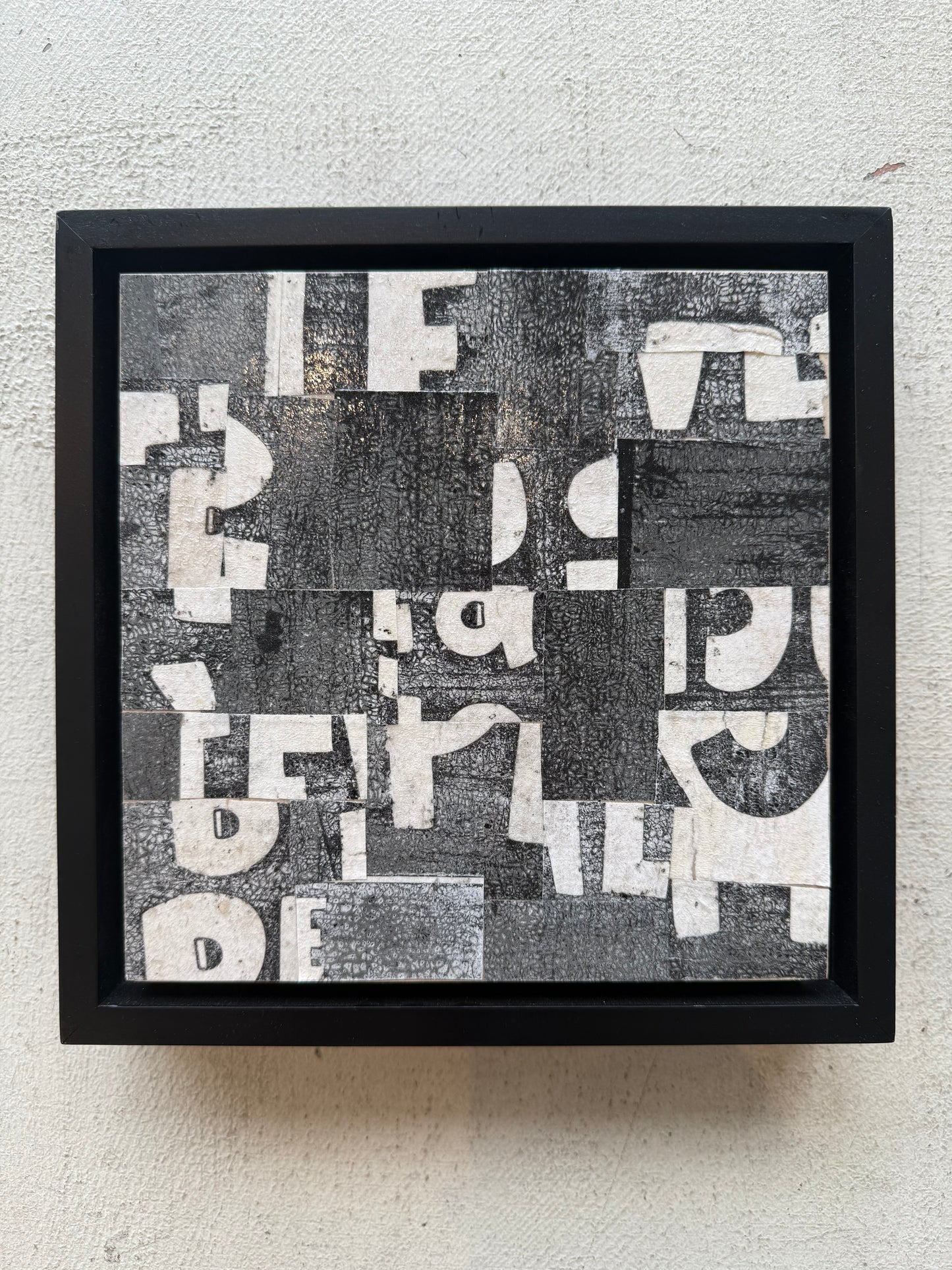 Original Collage on Canvas Titled: PDP 1359 ct23
