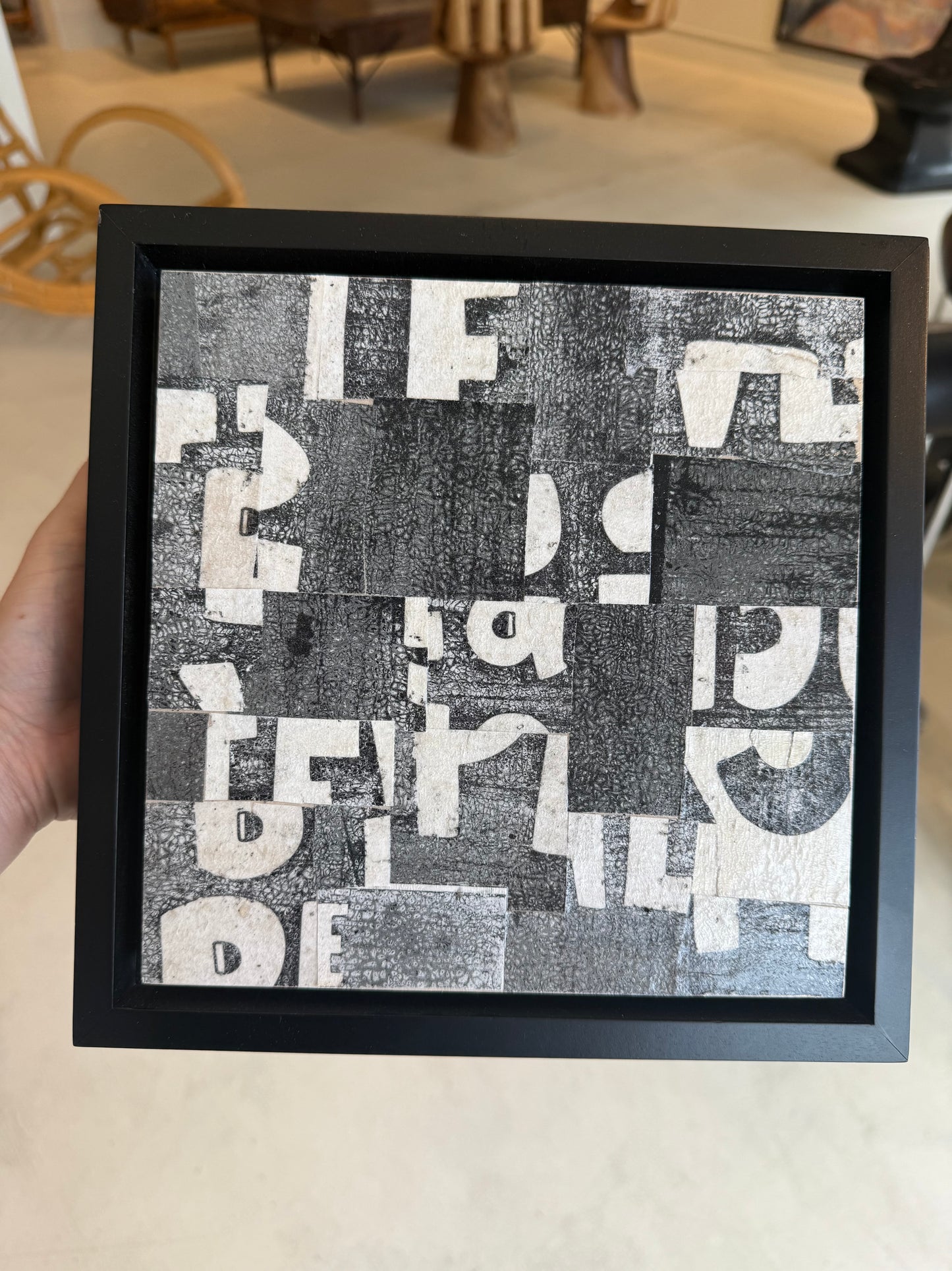 Original Collage on Canvas Titled: PDP 1359 ct23
