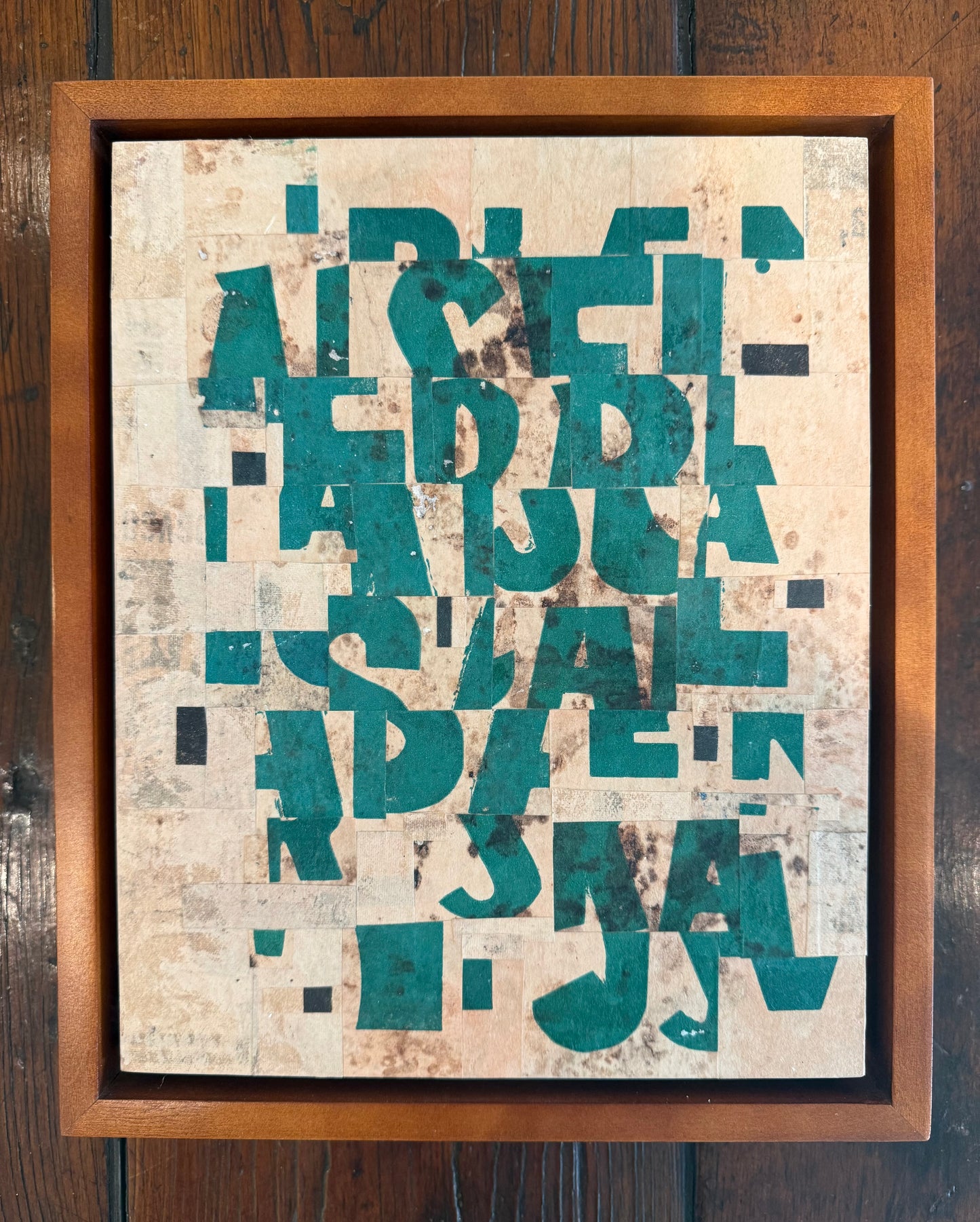 Original Collage on Canvas Titled: PDP 1306 ct23