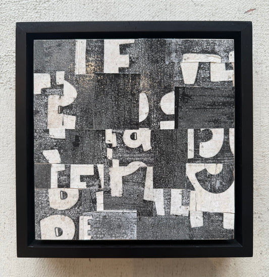 Original Collage on Canvas Titled: PDP 1359 ct23