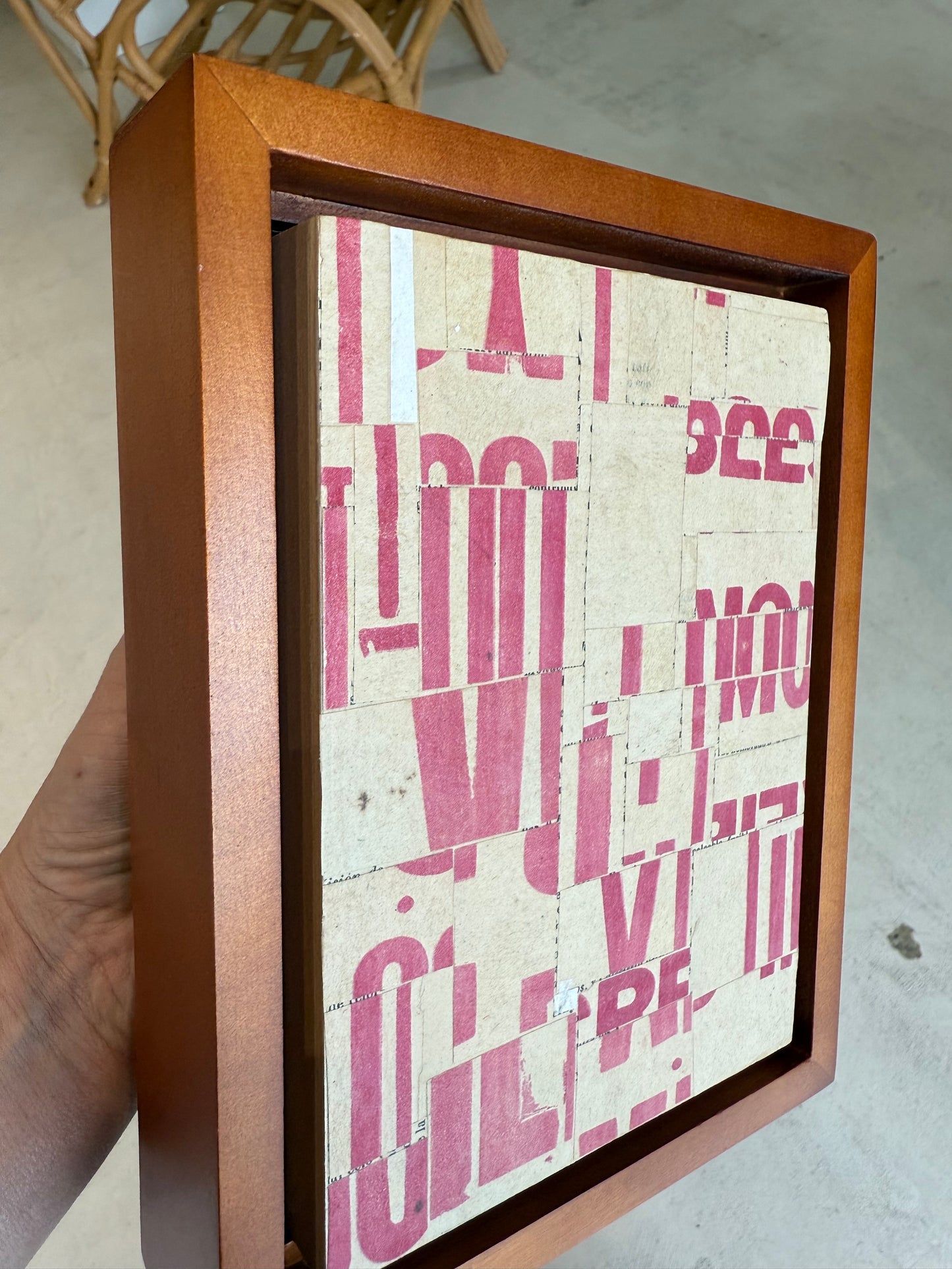 Original Collage on Canvas Titled: PDP 1291 ct23