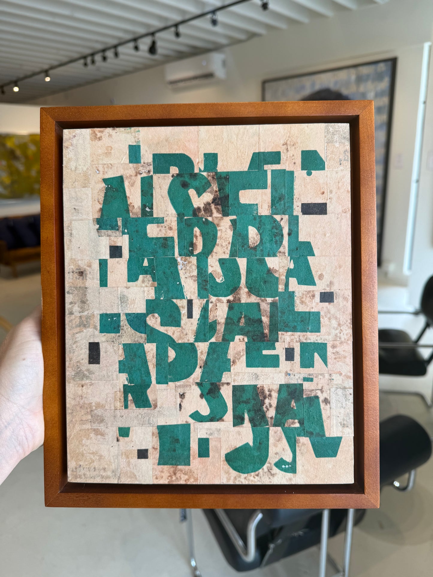 Original Collage on Canvas Titled: PDP 1306 ct23