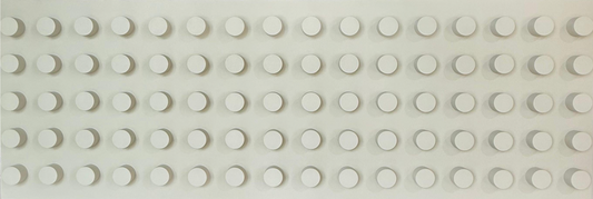 Acrylic Painting on Panel Assemblage Titled: "Leego III”