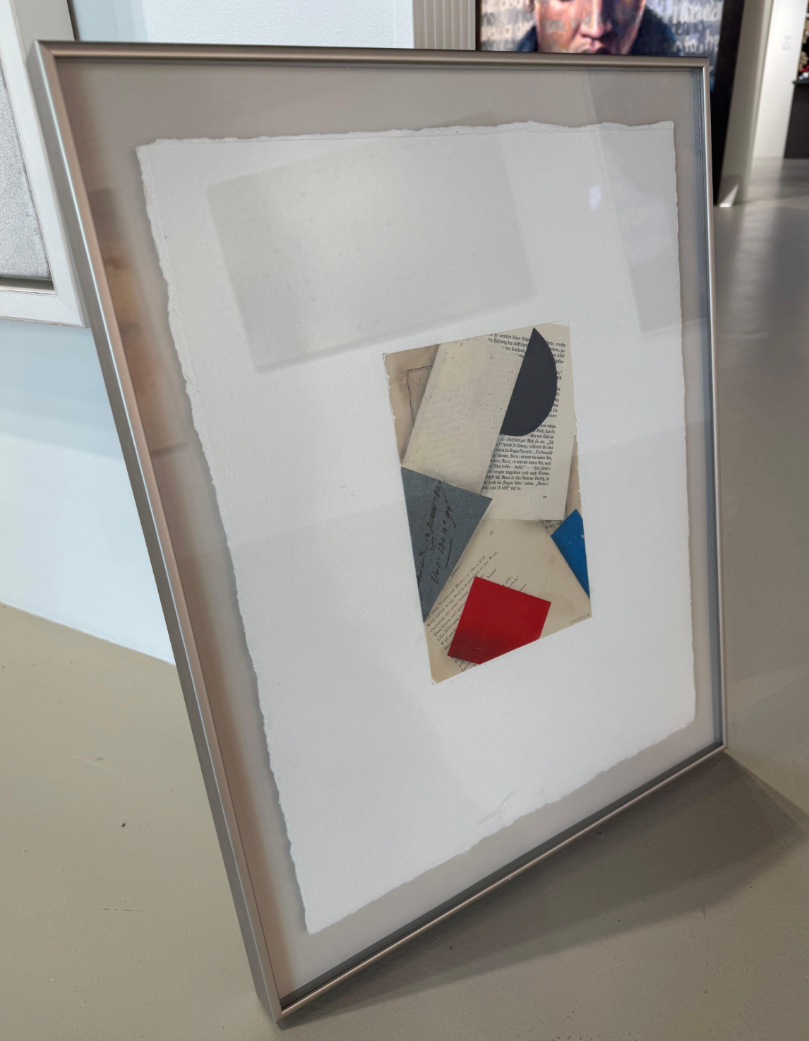 Original COllage on Paper (Framed) Titled FS3197 ct12