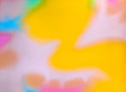 Acrylic Painting on wood Panel Titled “Happy Haze VlI" 54 x 72