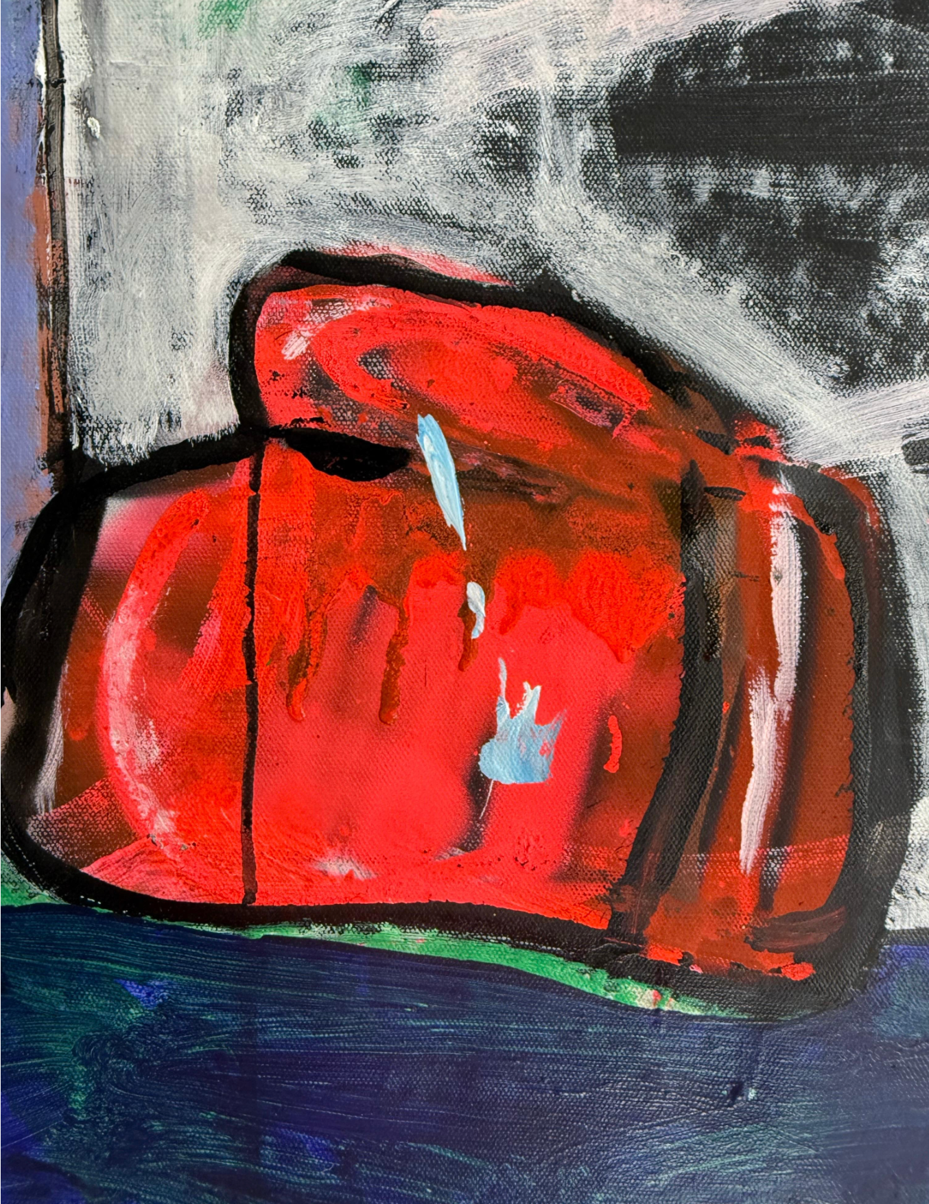 Mixed Media Painting titled “You do You” 43.5 x 66.5