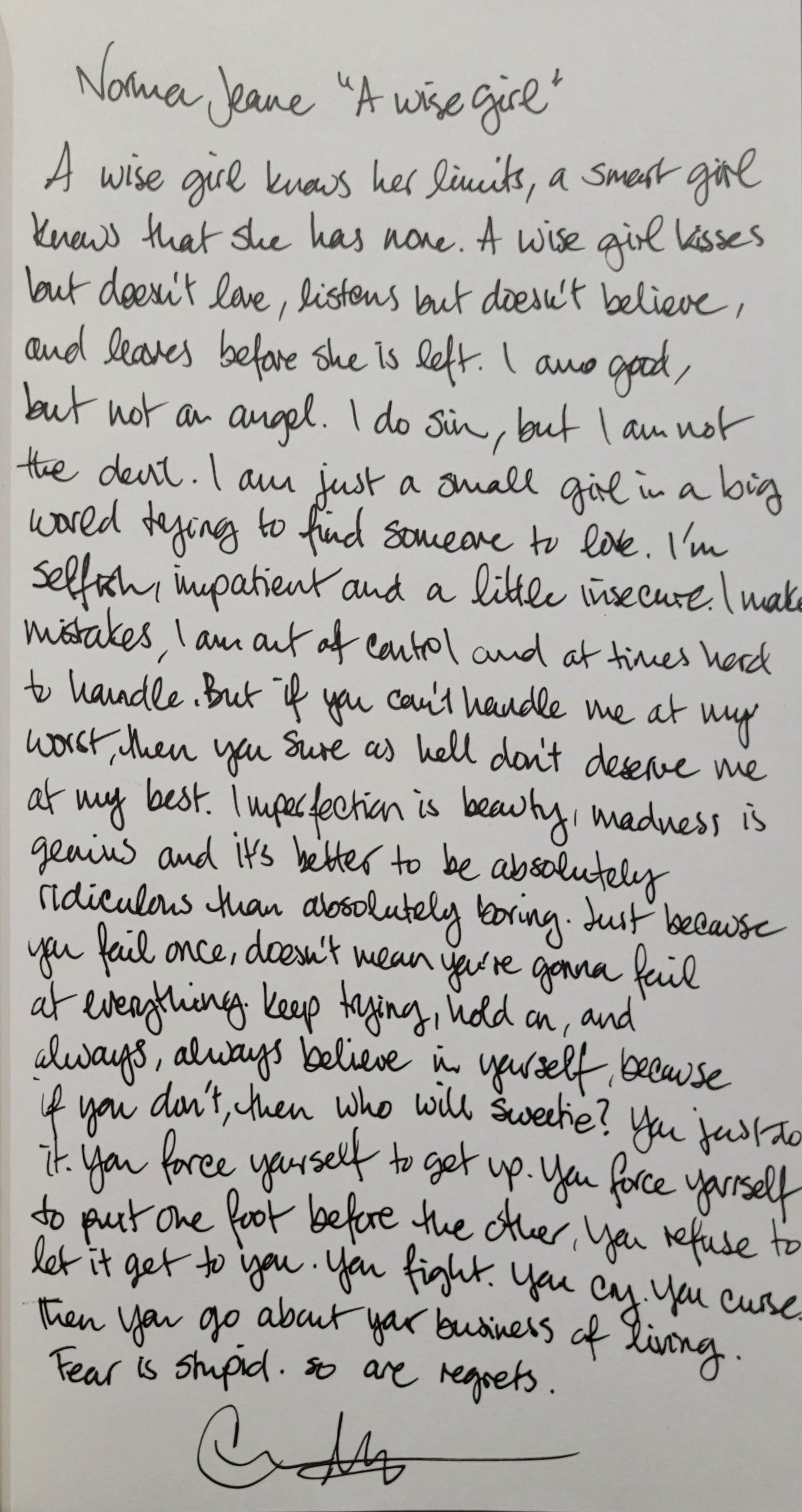 Oil on Canvas Marilyn "A wise Girl” by Christina Major 64 x 78