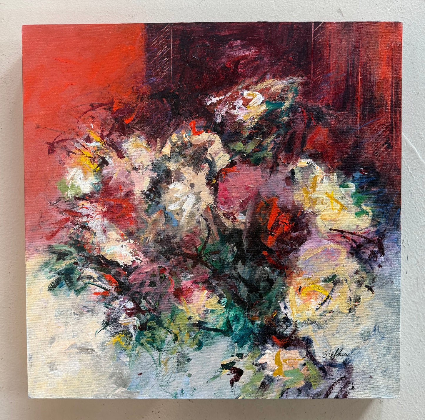 Acrylic on Canvas Titled: The Joy of Color