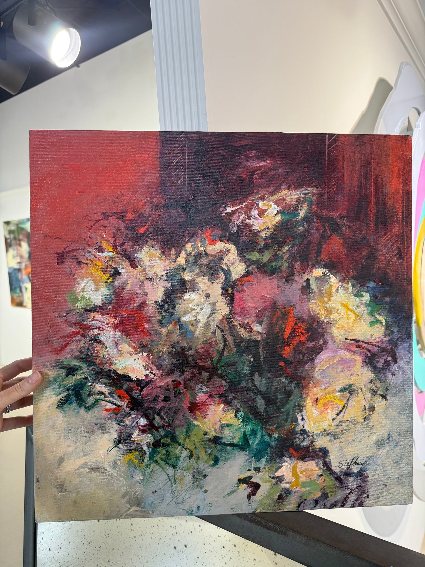 Acrylic on Canvas Titled: The Joy of Color