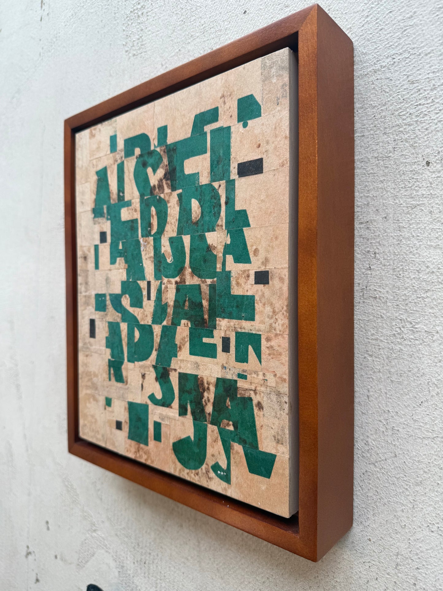 Original Collage on Canvas Titled: PDP 1306 ct23