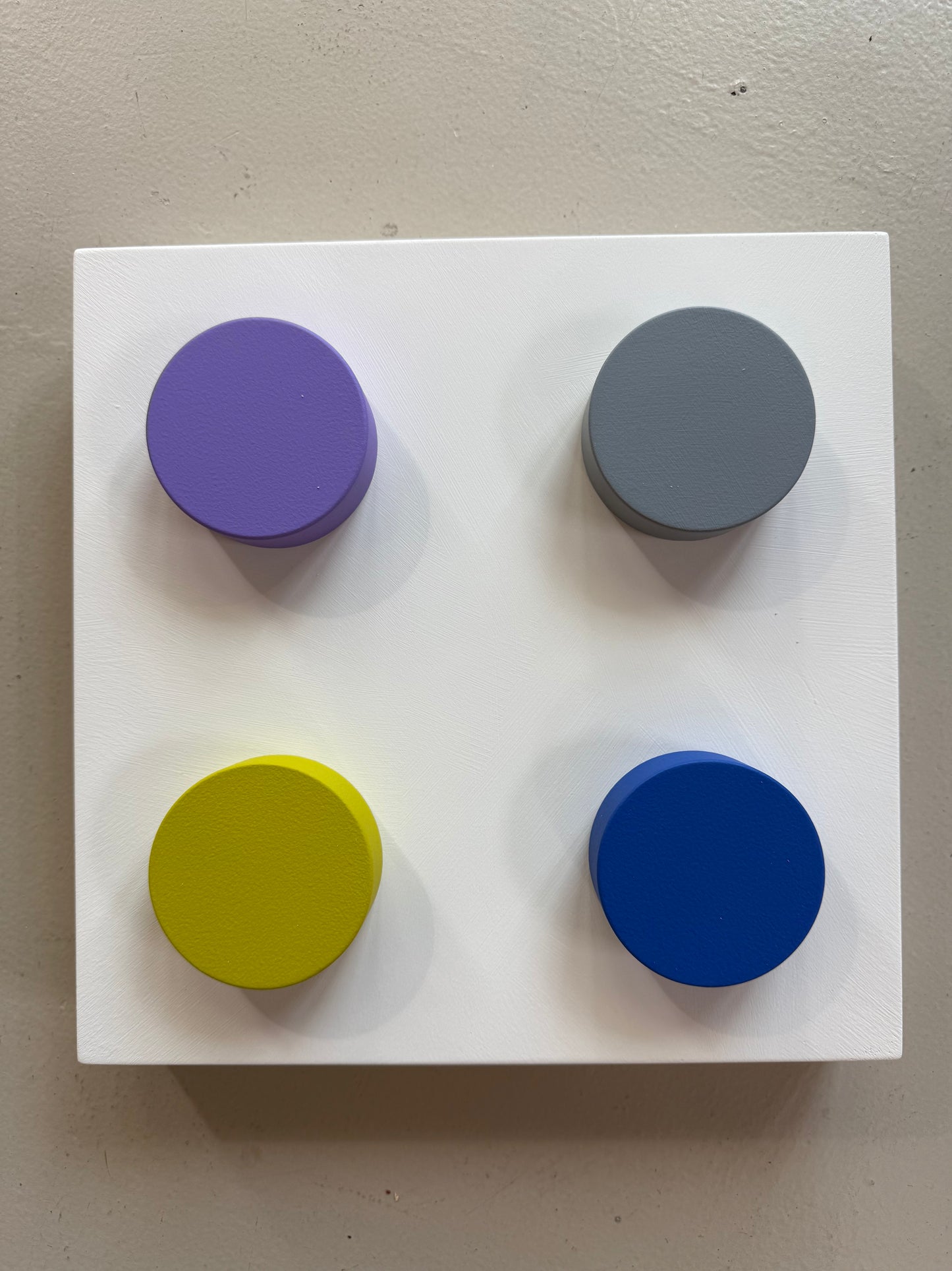Acrylic Painting on Panel Titled: "Mini Lee-go 6” 12 x 12 (Copy)