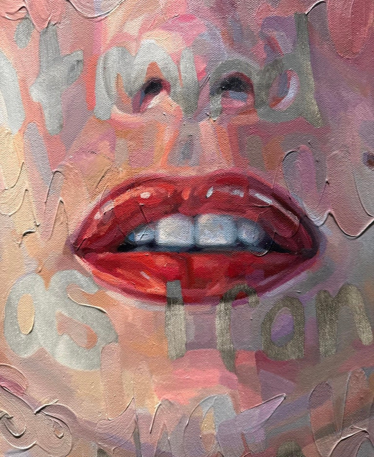 Oil on Canvas Marilyn "Strong Women” by Christina Major 64 x 78 (Copy)