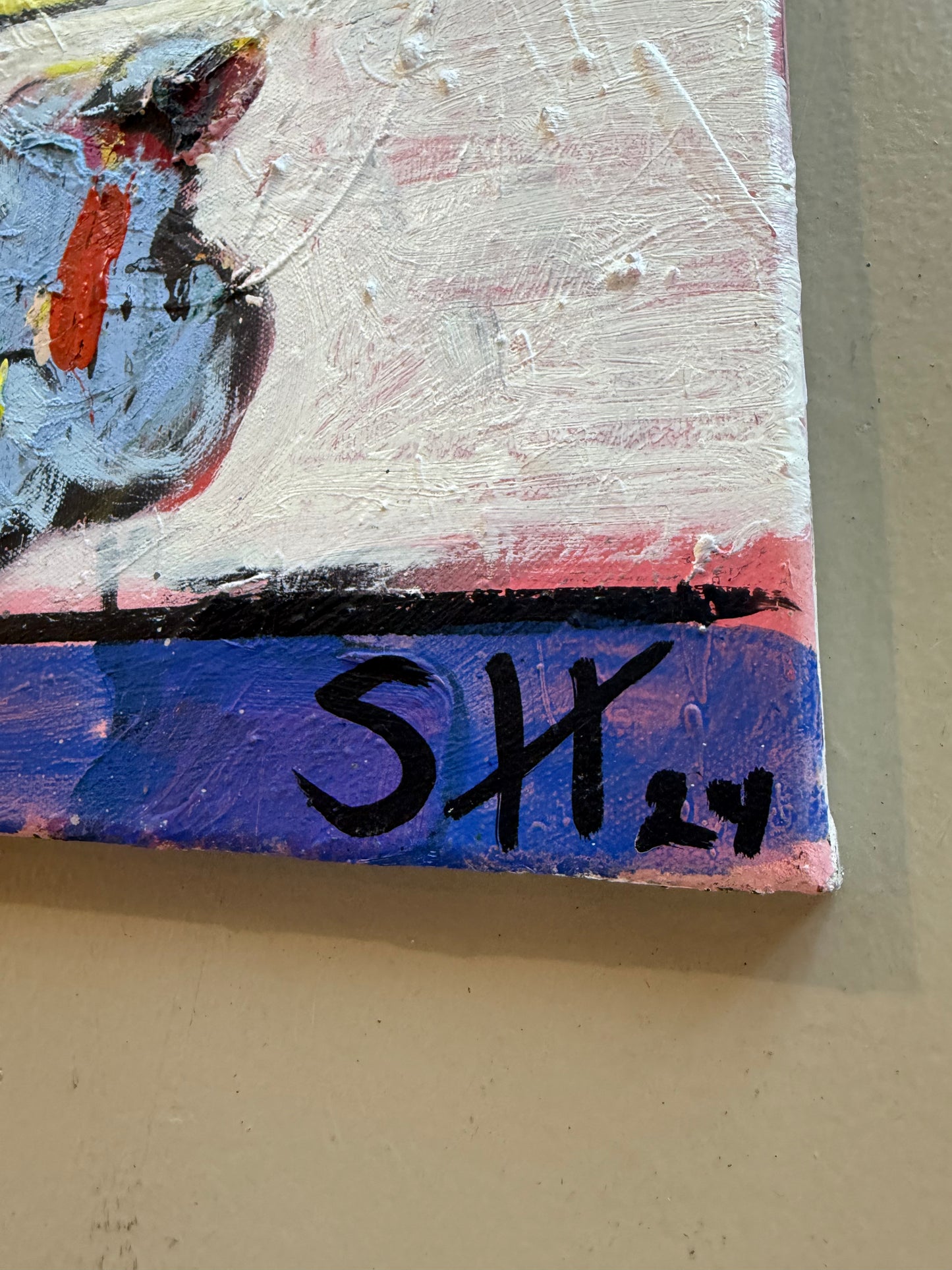 Mixed Media Painting on Canvas Titled "Free Bird" by Scott Harper 20 x 20