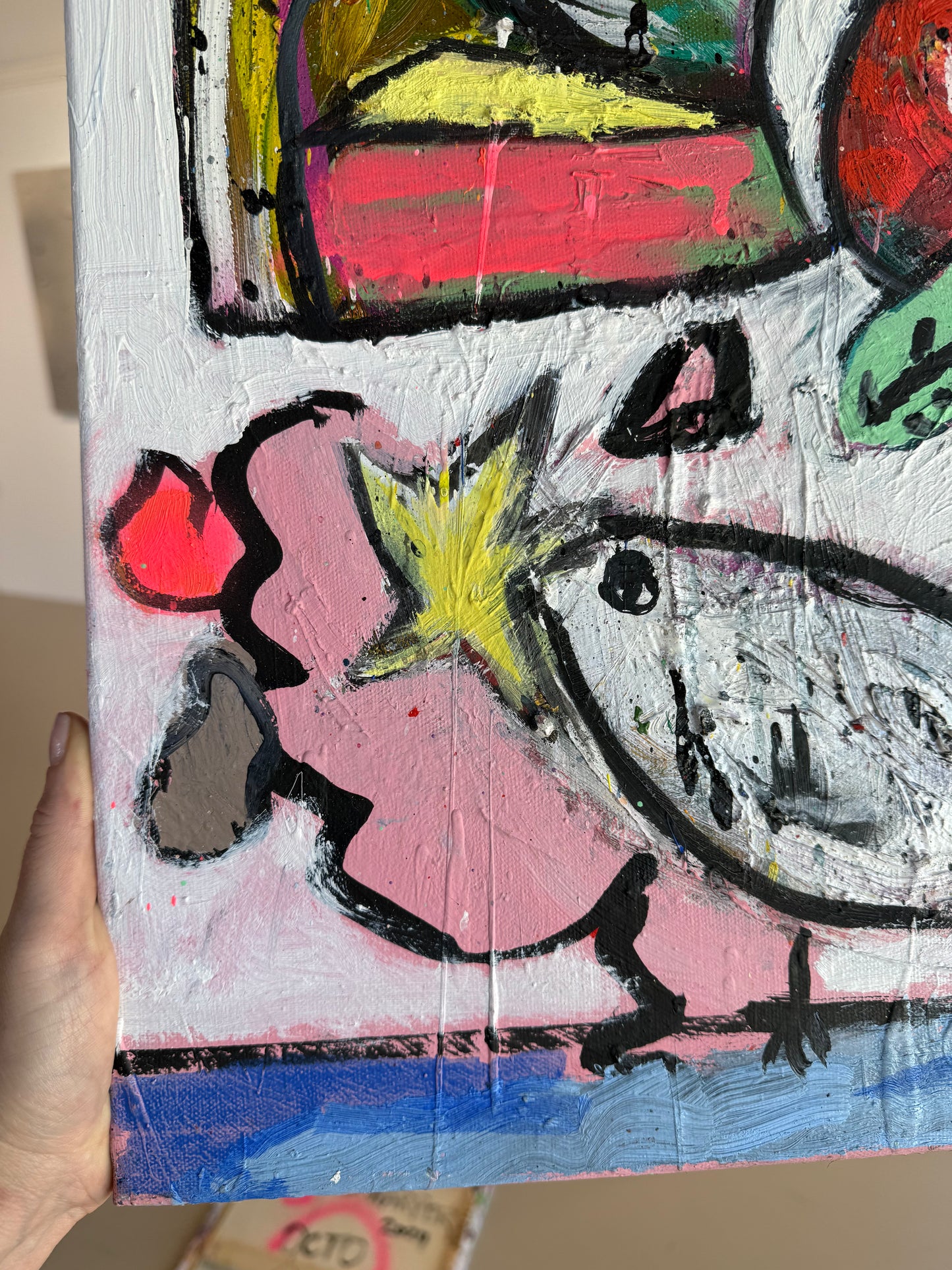 Mixed Media Painting on Canvas Titled "Free Bird" by Scott Harper 20 x 20
