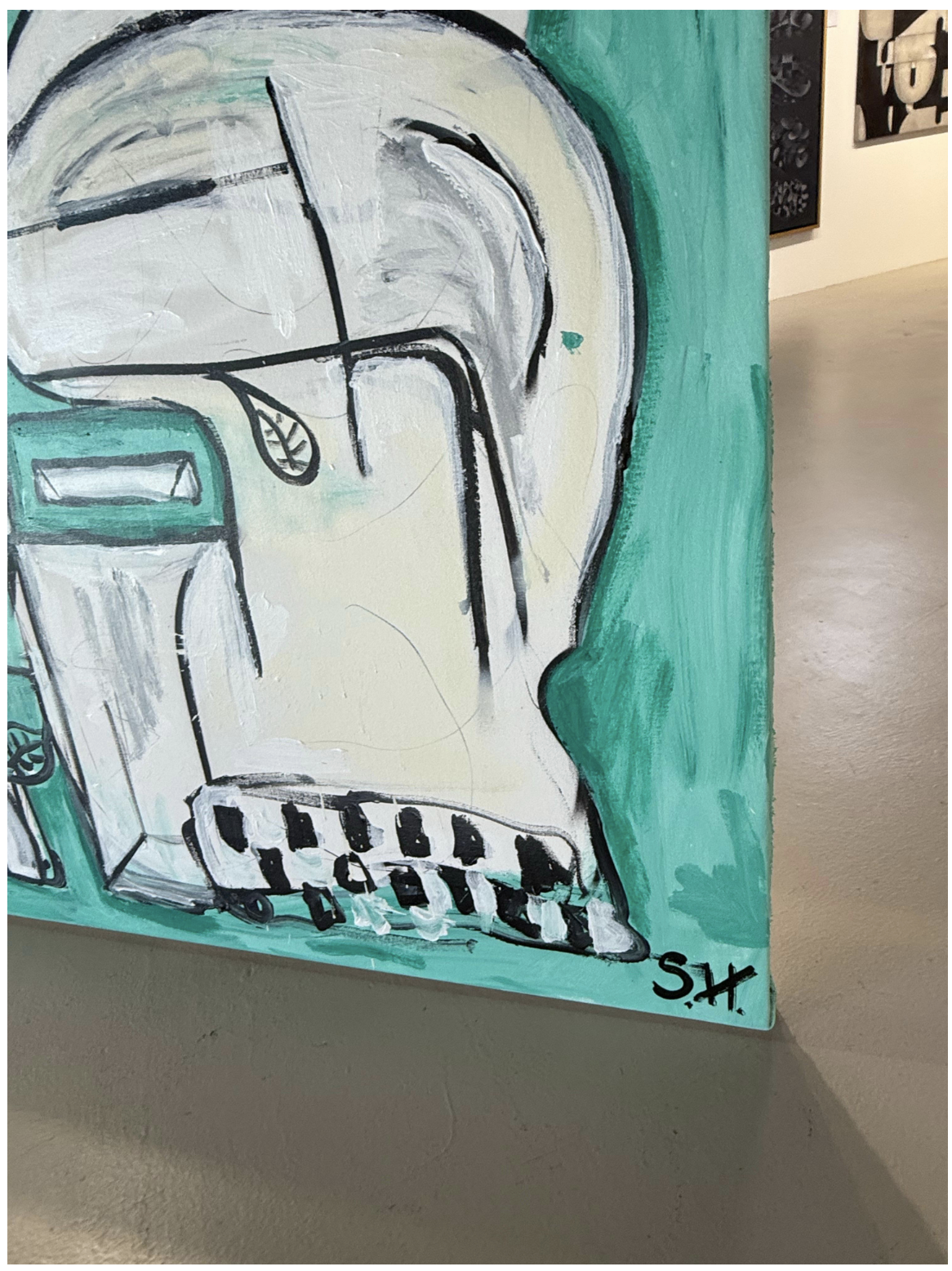 Scott Harper Mixed Media Painting titled “We Could Be” 44 x 70 2025