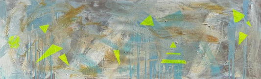 Oil on Canvas Painting “AbEx Horizontal Series 025”