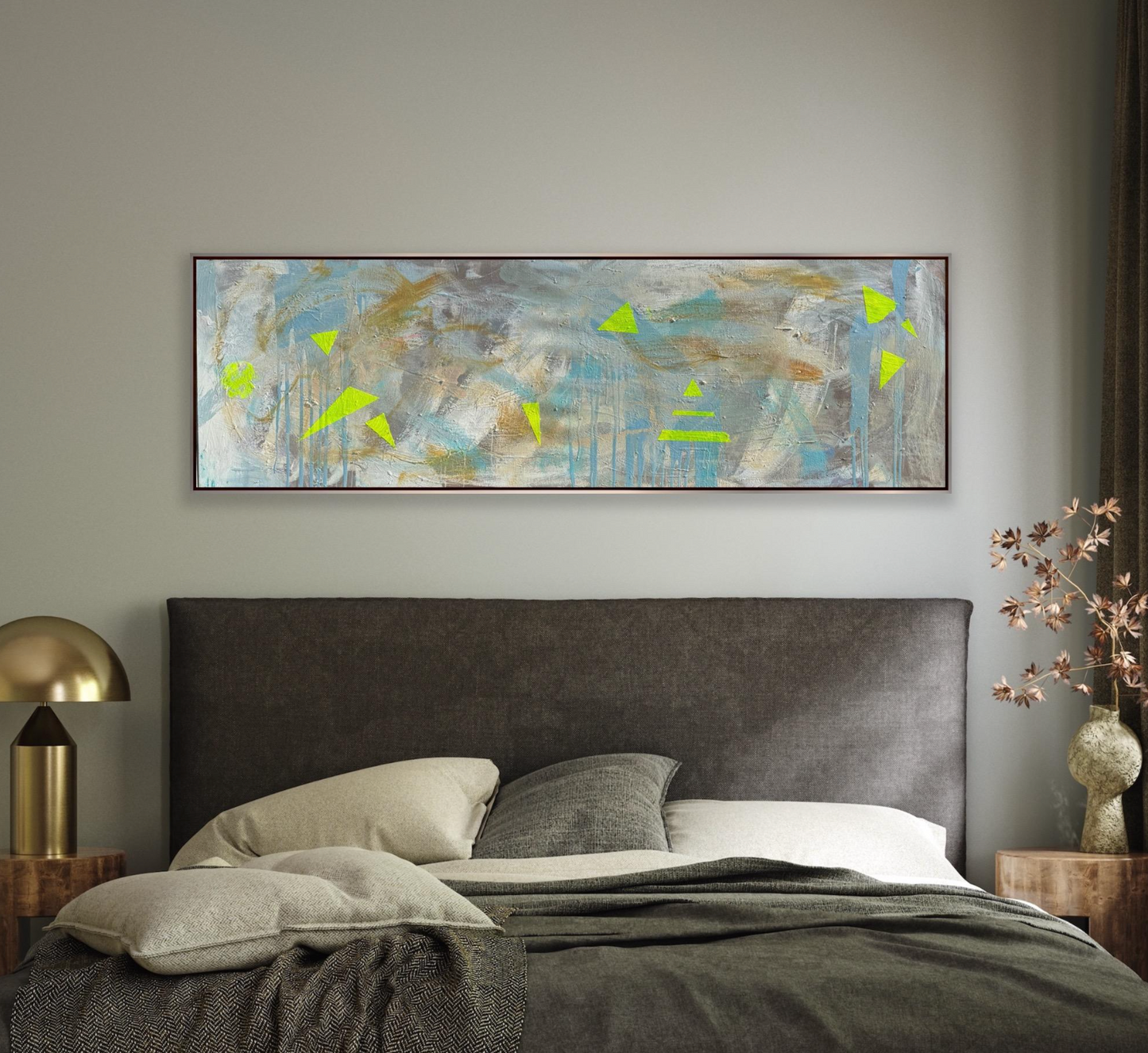 Oil on Canvas Painting “AbEx Horizontal Series 025”