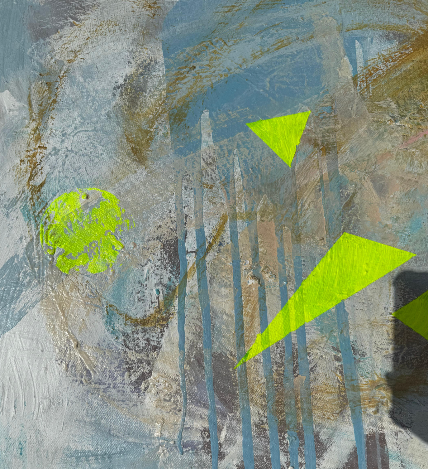 Oil on Canvas Painting “AbEx Horizontal Series 025”