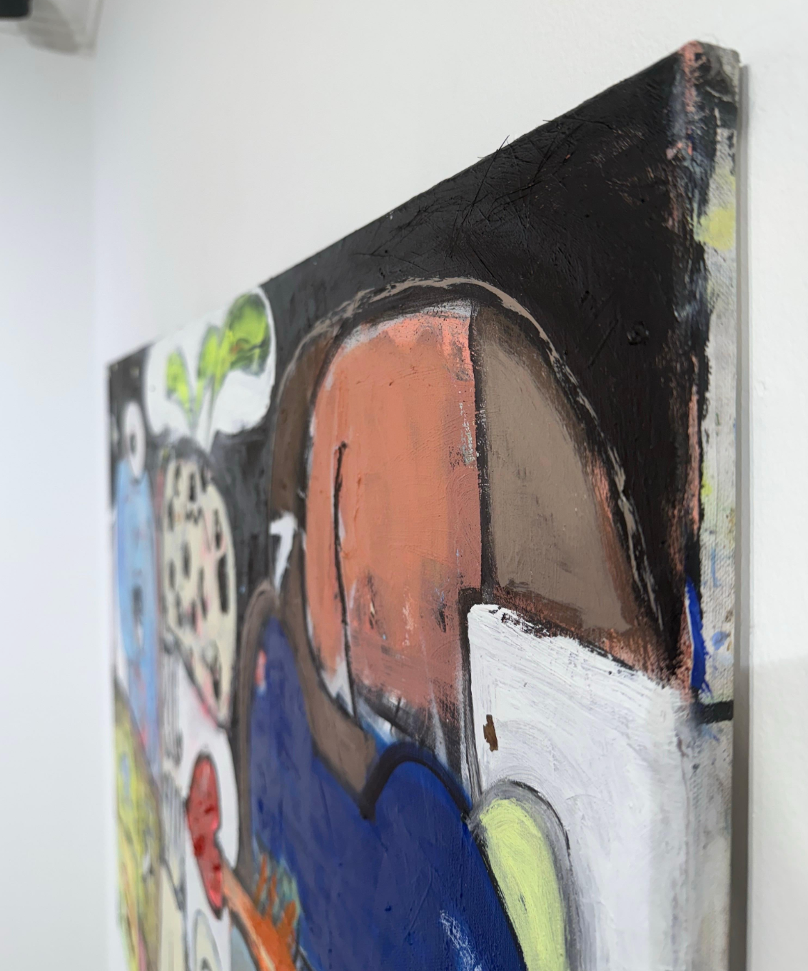 Scott Harper Mixed Media Painting titled “Spaceman” 36 x 48