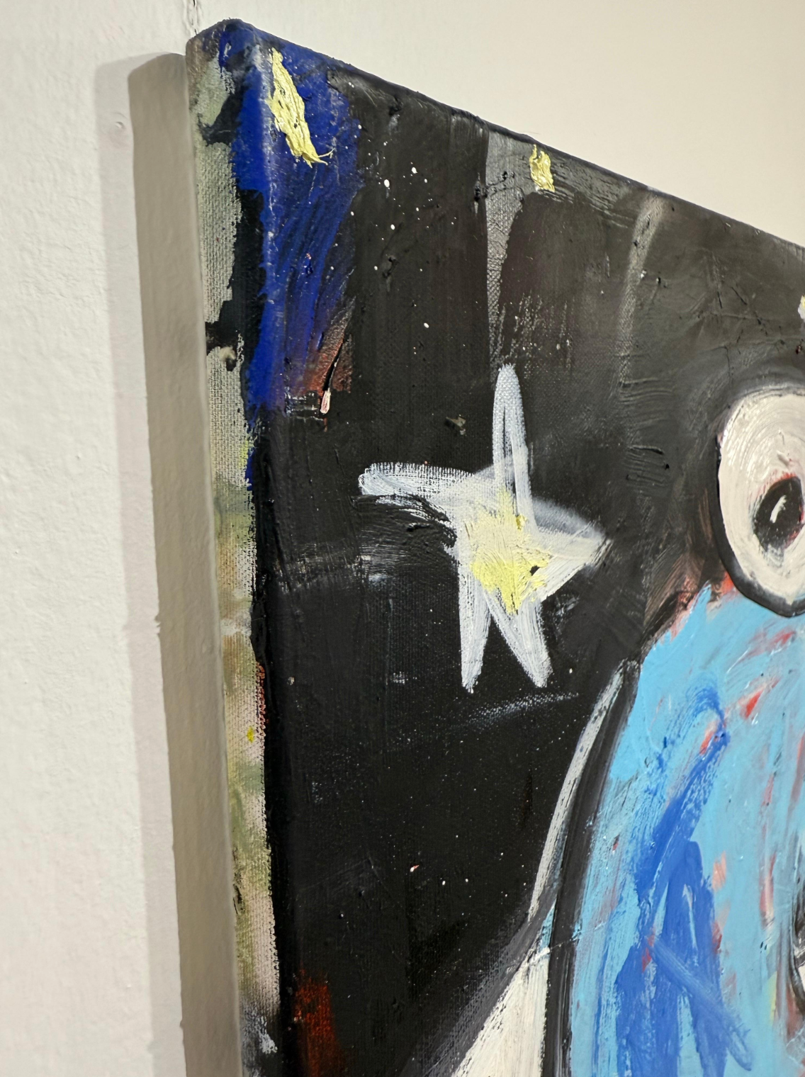 Scott Harper Mixed Media Painting titled “Spaceman” 36 x 48