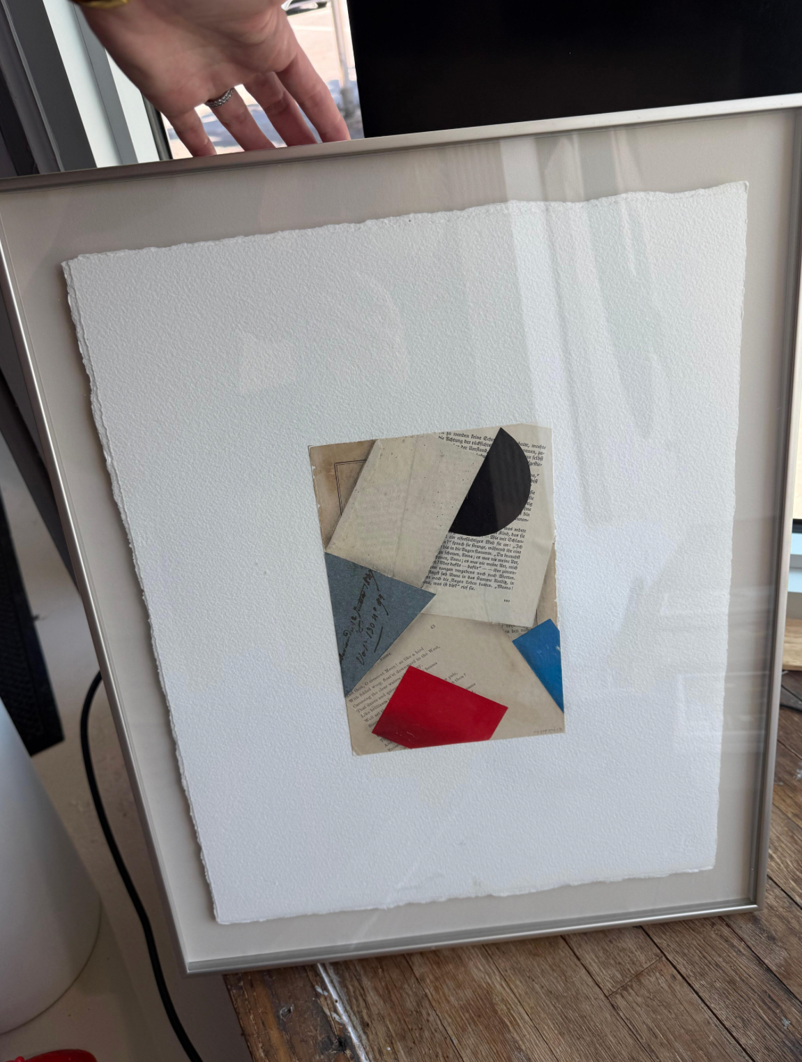 Original COllage on Paper (Framed) Titled FS3197 ct12