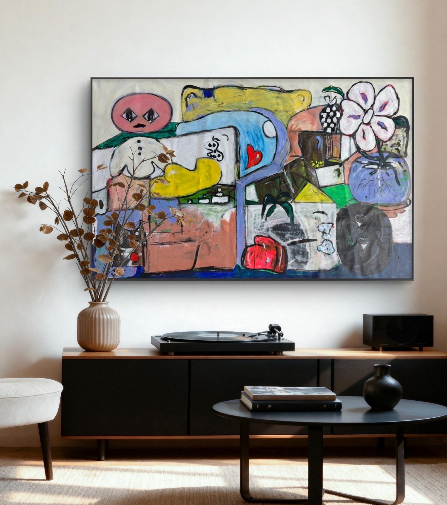 Mixed Media Painting titled “You do You” 43.5 x 66.5