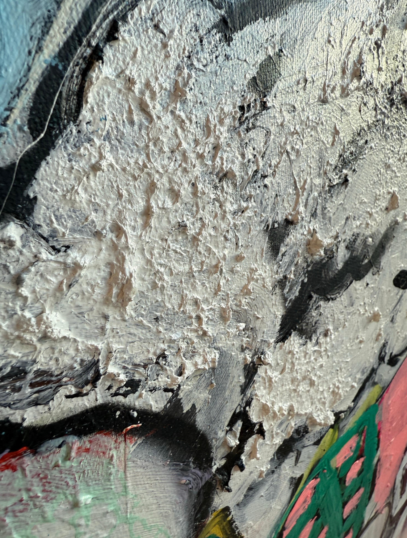 Mixed Media Painting titled "Bloom #2" 36 x 48